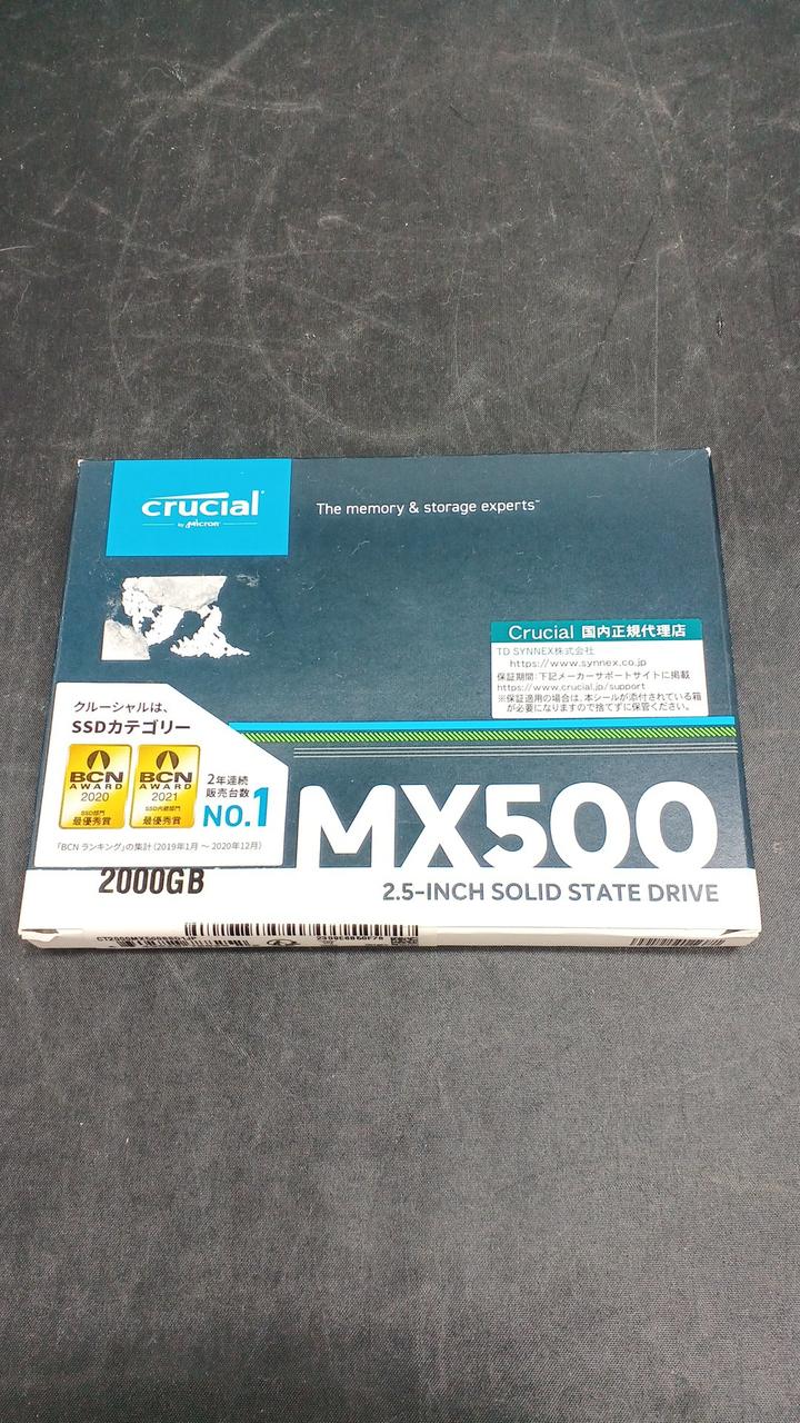 CRUCIAL SSD 2TB CT2000MX500SSD1JP