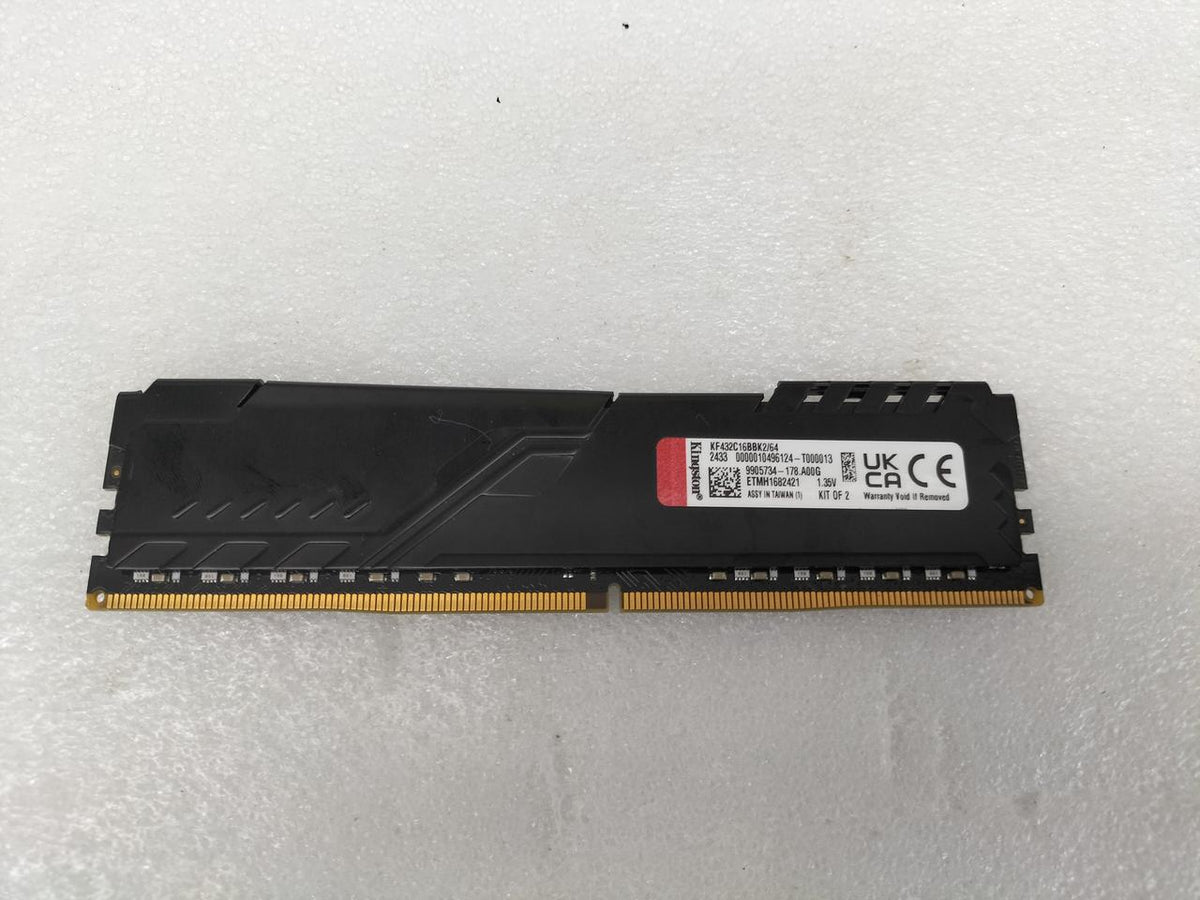 Kingston Desktop Memory (DDR4, 32GB) KF432C16BBK2/64