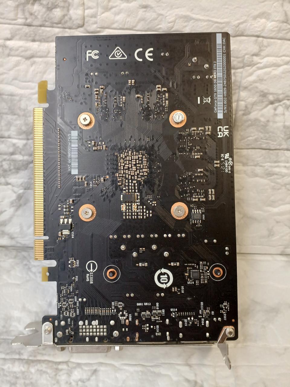 MSI Graphics Card GEFORCE GTX1650 D6 AERO ITX J