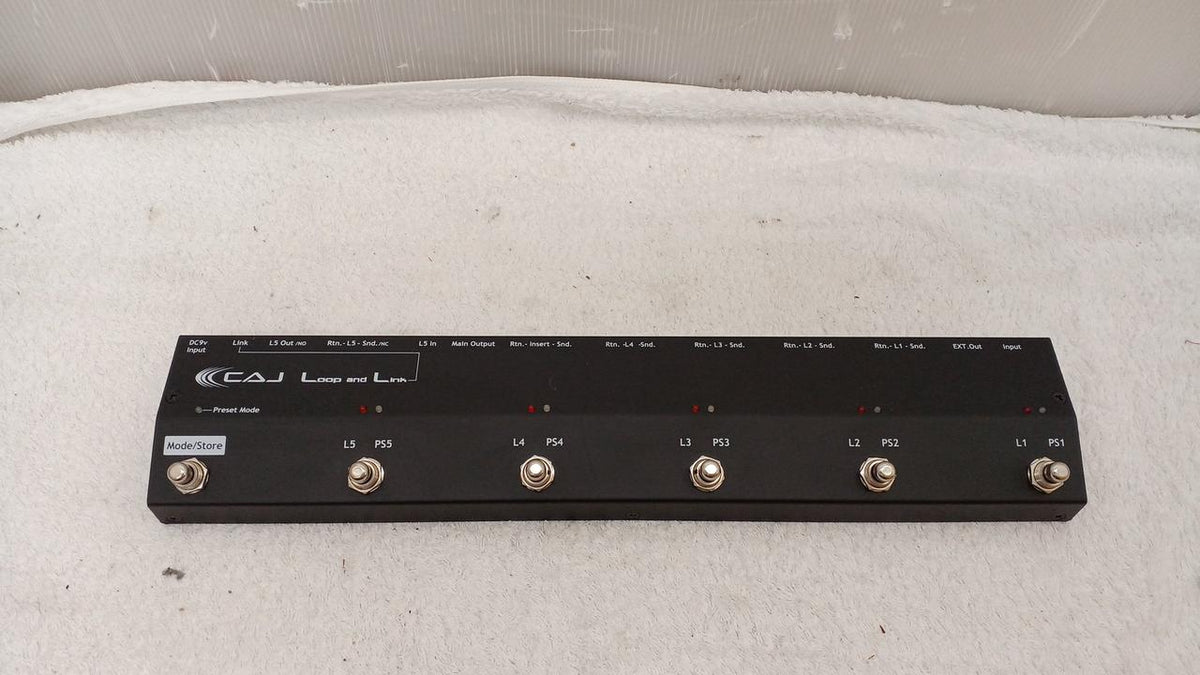 CAJ Audio Controller LOOP AND LINK