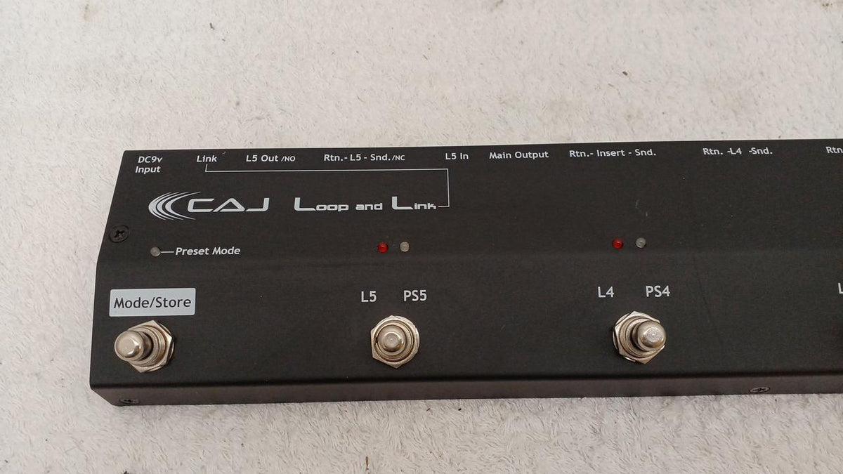 CAJ Audio Controller LOOP AND LINK
