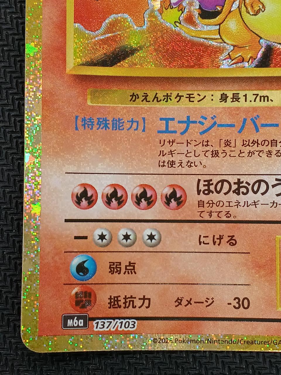 Pokémon Pokémon Card Charizard LV.76 137/103