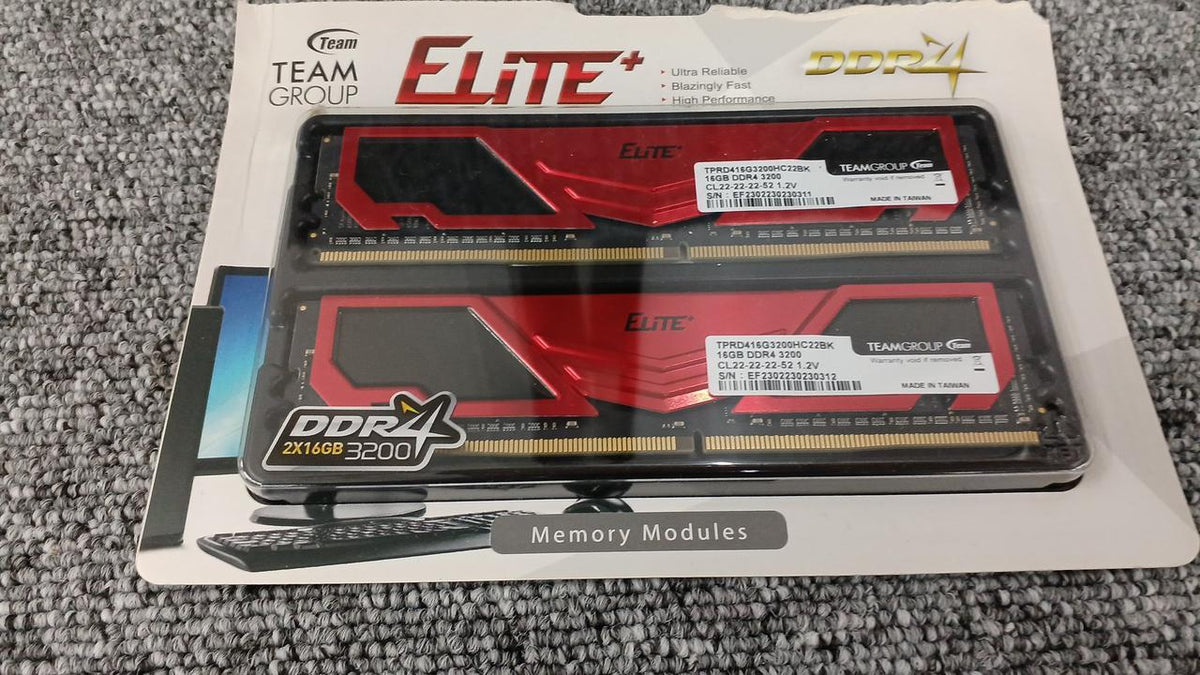ELITE PC Memory DDR4 16GB x2