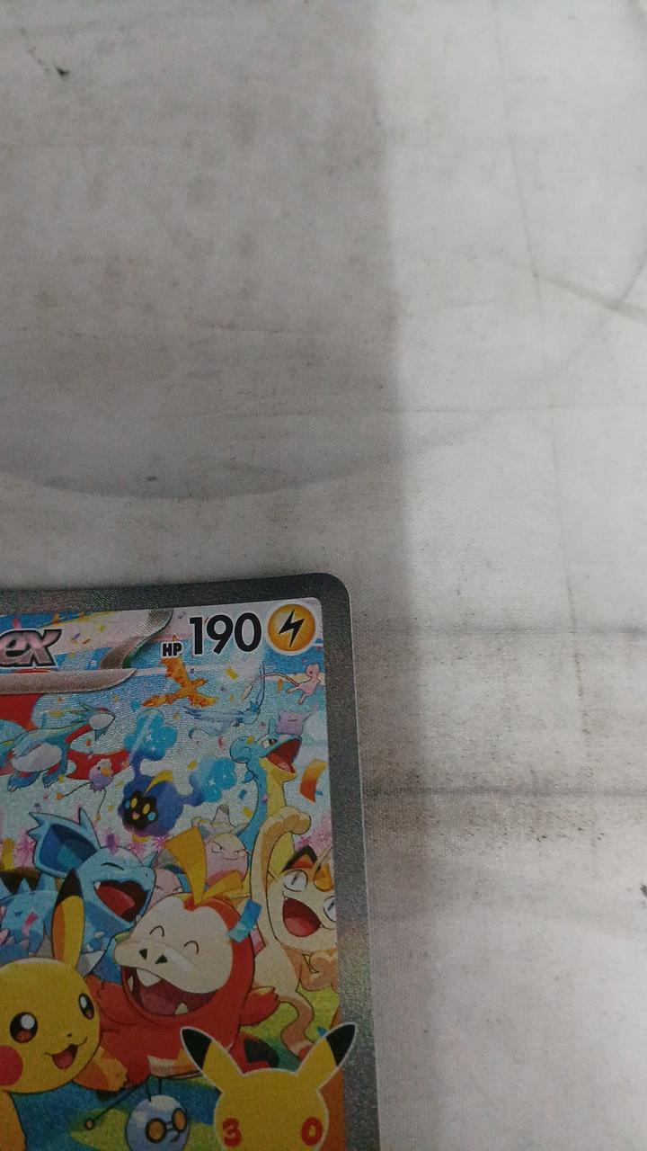 Pokémon Card Pikachu EX 126/103