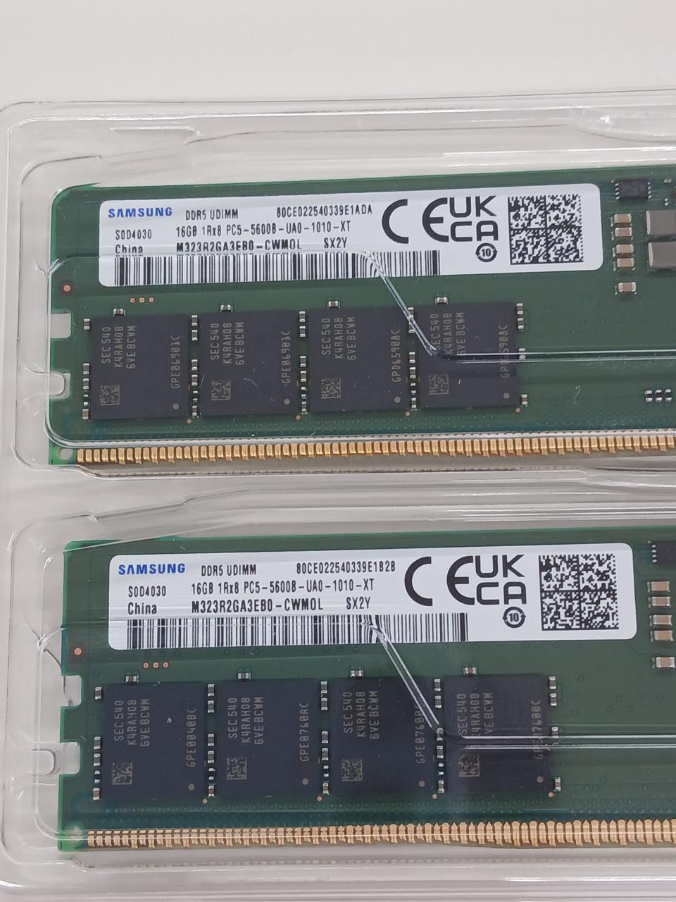 SAMSUNG DDR5 Memory 16GB×2 M323R2GA3EB0-CWM0L