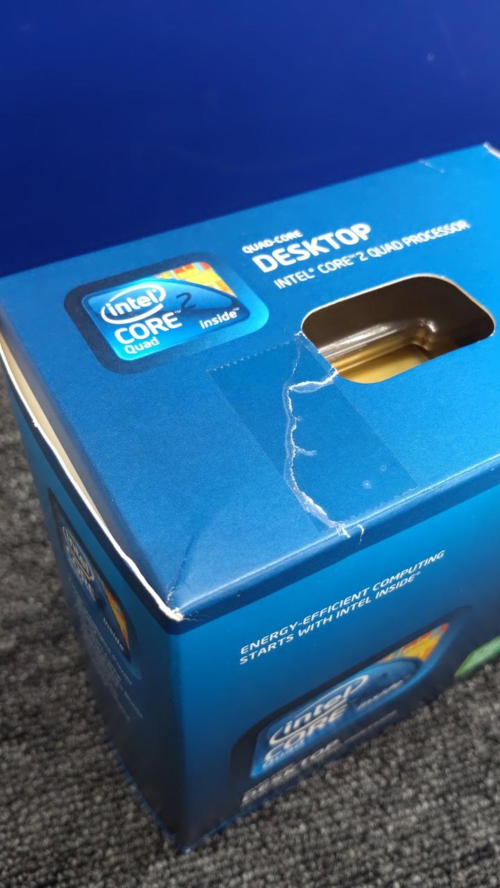 [JUNK] INTEL CPU CORE 2 QUAD PROCESSOR