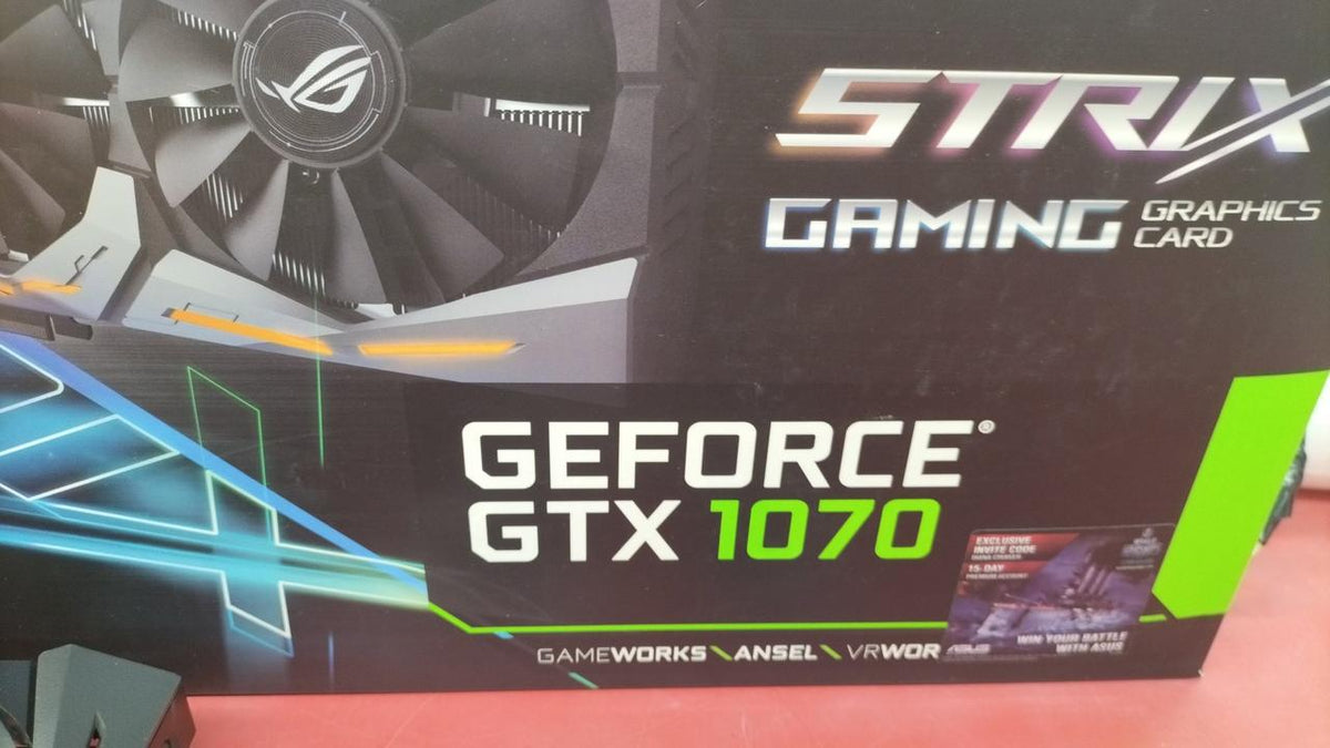 ASUS Graphics Board: STRIX GEFORCE GTX 1070-08G