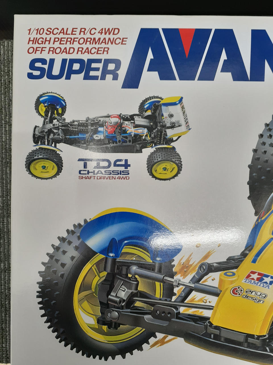 TAMIYA RC 4WD Racing Buggy Super Avante