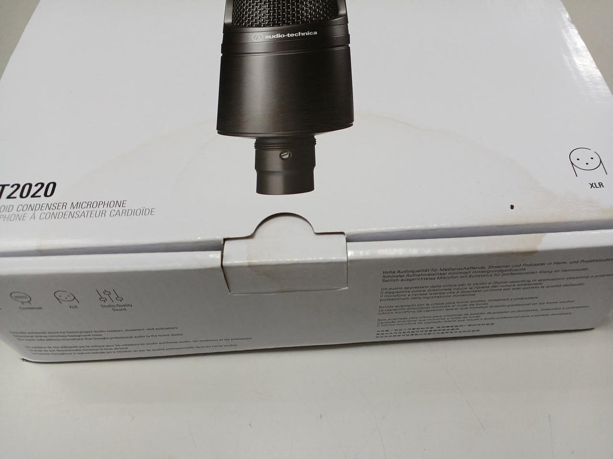 AUDIO-TECHNICA Condenser Microphone Set AT2020/AT8458A/AT8175