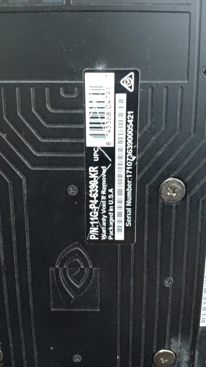 [JUNK] EVGA Graphics Board GTX1080TI