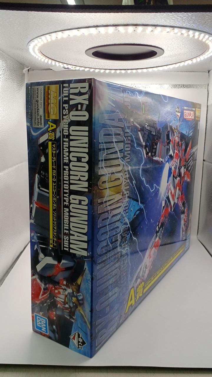 BANDAI A Prize Master Grade RX-0 Unicorn Gundam Solid Ichiban Kuji Mobile Suit Gundam Gunpla 40th Anniversary