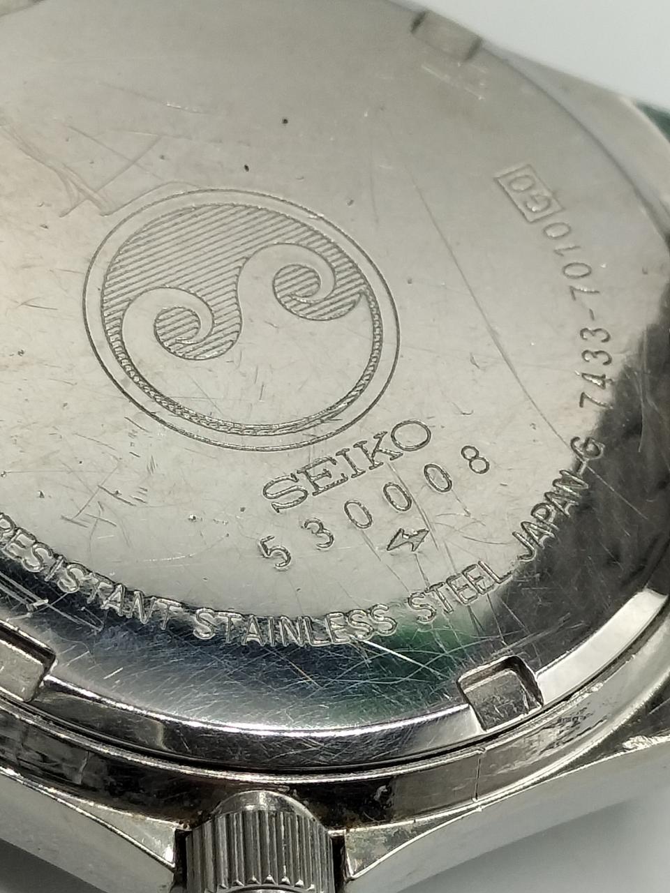 SEIKO Wristwatch 7433-7010