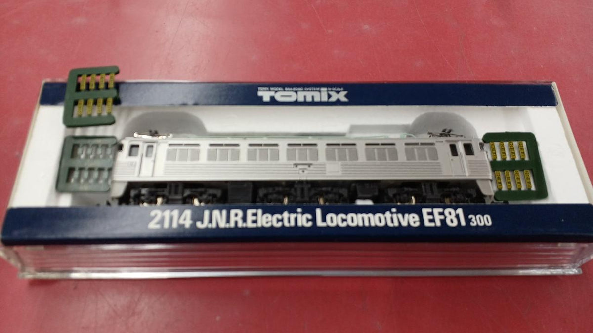 TOMIX N Gauge 2114 JNR EF81 Class Electric Locomotive Stainless Steel Body