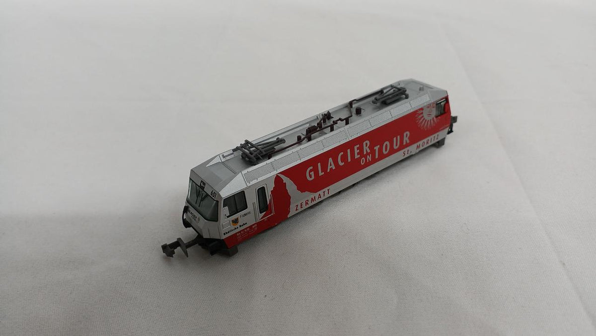 KATO Alps Glacier Express Starter Set 3-Car 10-021 Additional 4-Car 10-1146