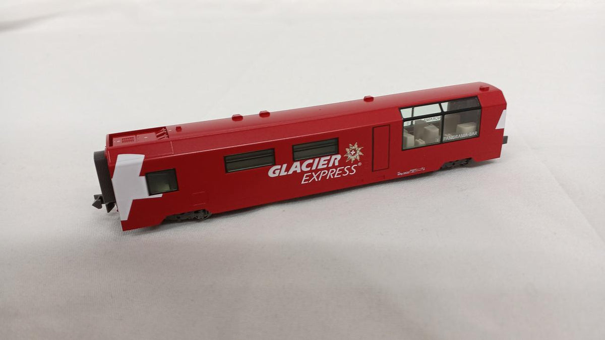 KATO Alps Glacier Express Starter Set 3-Car 10-021 Additional 4-Car 10-1146