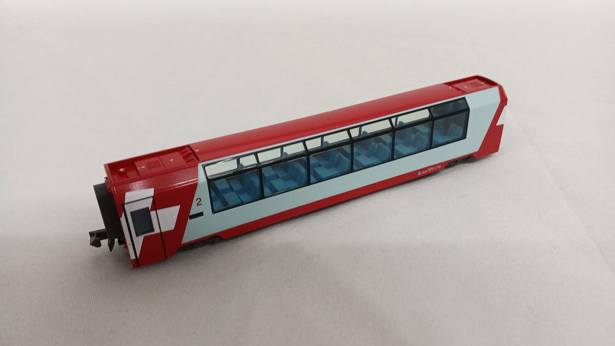 KATO Alps Glacier Express Starter Set 3-Car 10-021 Additional 4-Car 10-1146