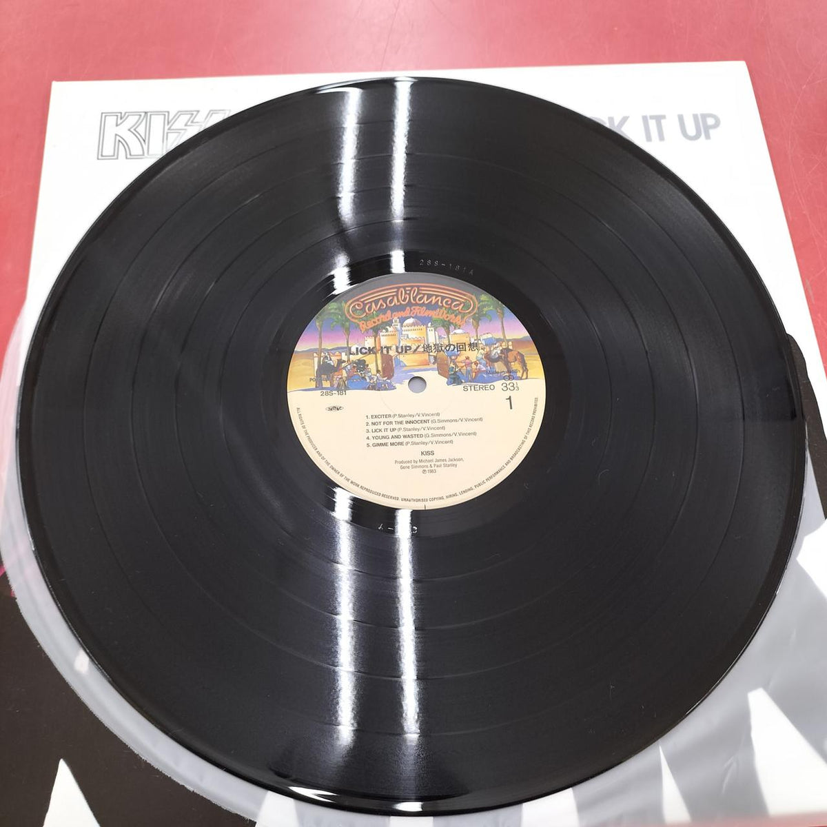 CASABLANCA KISS / "Hell's Recollection" (LICK IT UP) 28S-181