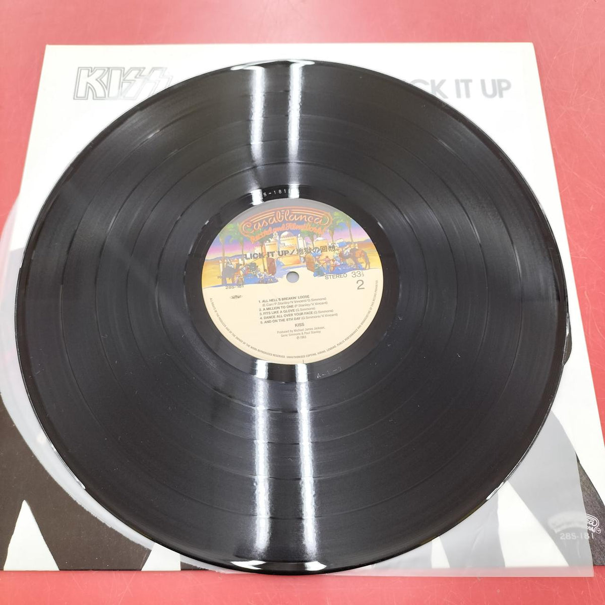 CASABLANCA KISS / "Hell's Recollection" (LICK IT UP) 28S-181