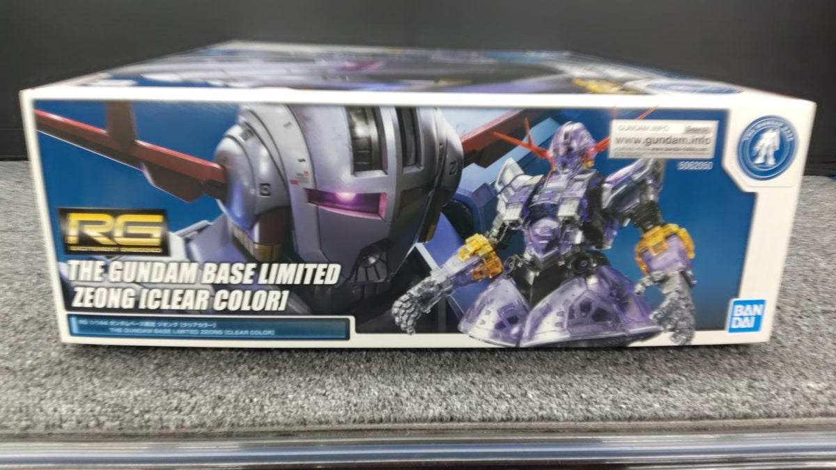 BANDAI Gunpla Zeong Gundam Base Limited 1/144 RG MSN-02 Clear Color