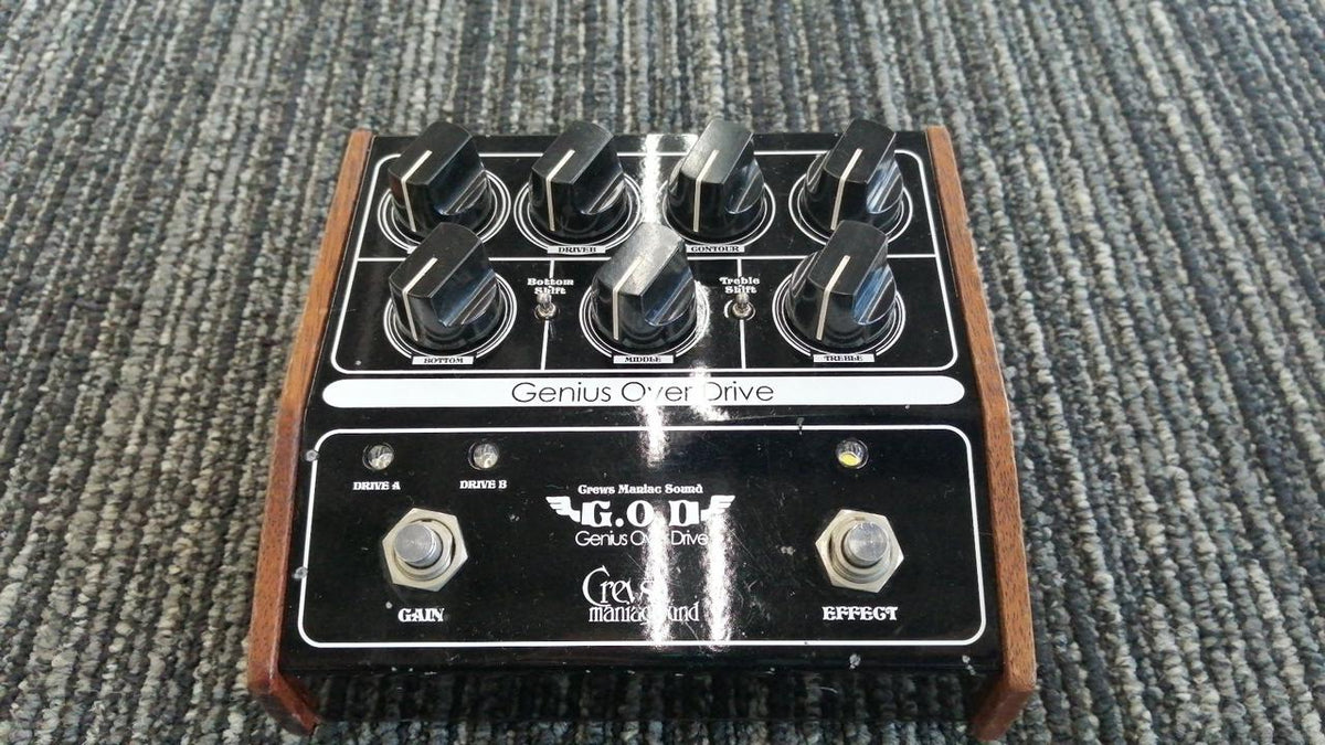 CREWS MANIAC SOUND Effects pedal: GENIUS OVER DRIVE - Banzai Thrifting | BanzaiHobby