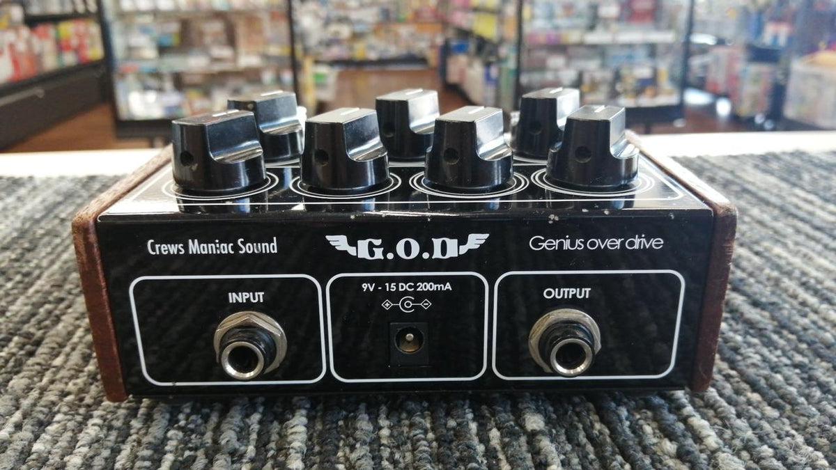 CREWS MANIAC SOUND Effects pedal: GENIUS OVER DRIVE - Banzai Thrifting | BanzaiHobby