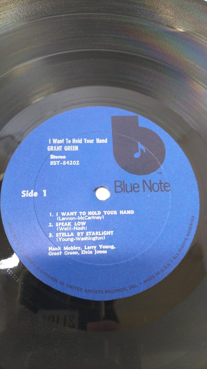 Blue Note LP Record / BST84202 Grant Green / I WANT TO HOLD YOUR - Banzai Thrifting | BanzaiHobby