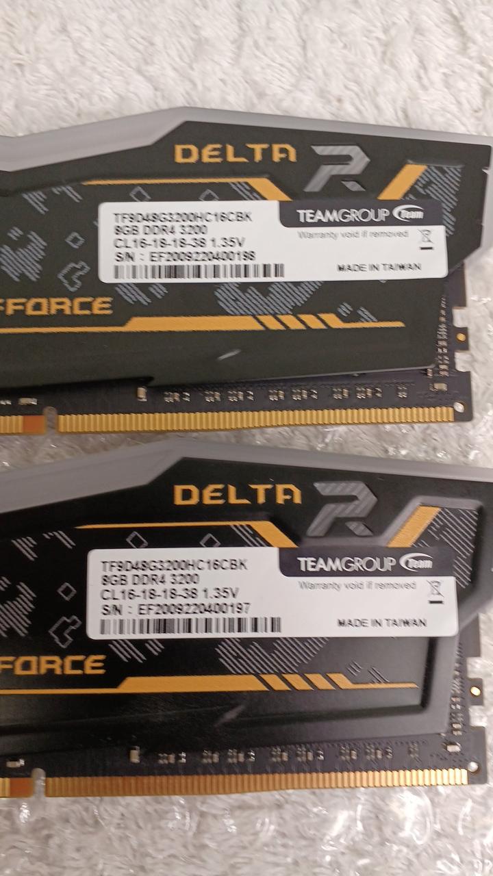 TEAMGROUP Memory 8GB x2 TF9D48G3200HC16CBK - Banzai Thrifting | BanzaiHobby