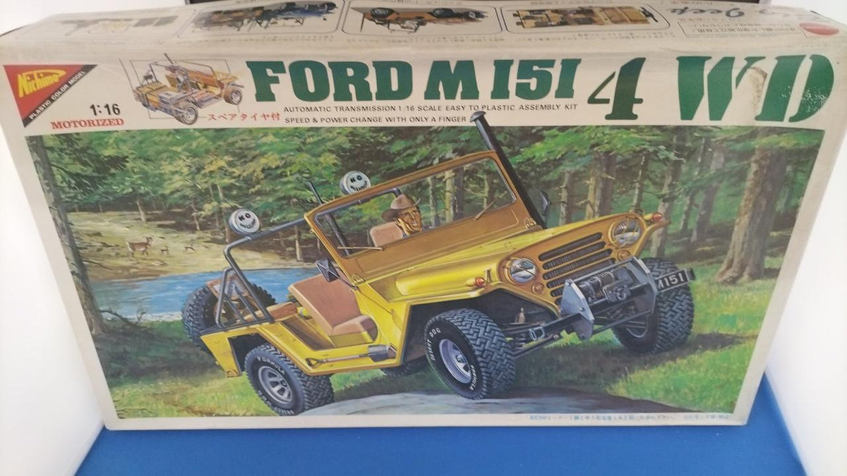 Nippon Model Co., Ltd. FORD M151 1/16 Plastic Model - Banzai Thrifting | BanzaiHobby
