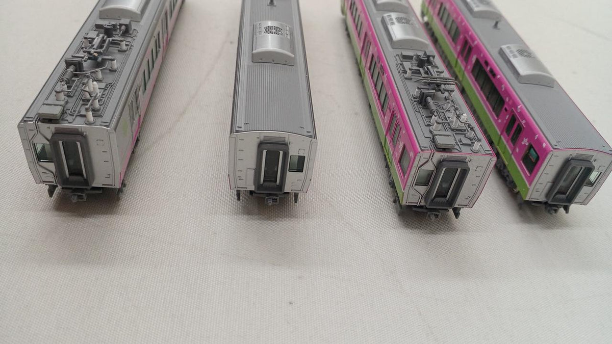 KATO N Gauge 10-2014 Hapiline Fukui 521 Series Standard Paint + Full Wrapping Formation - Banzai Thrifting | BanzaiHobby