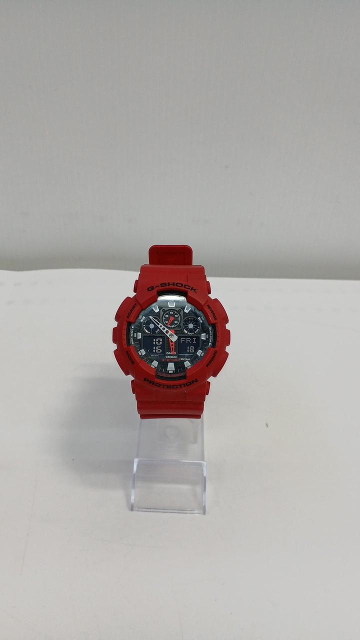 CASIO G-SHOCK　RED GA-100B - Banzai Thrifting | BanzaiHobby