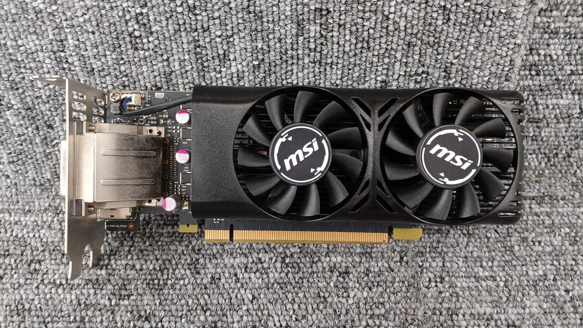 MSI Graphics Board: GEFORCE GTX 1050 2GT LP - Banzai Thrifting | BanzaiHobby