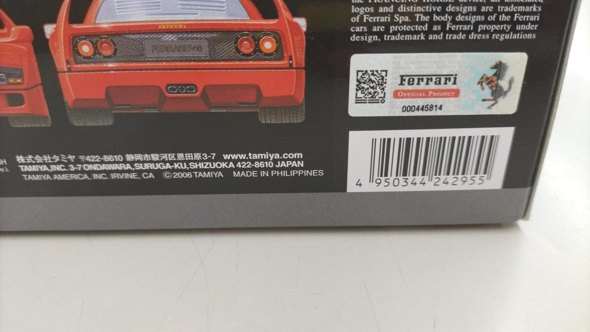 TAMIYA 1/24 Ferrari F40 - Banzai Thrifting | BanzaiHobby