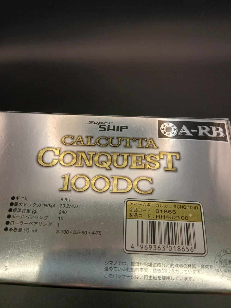 SHIMANO Baitcasting Reel Calcutta Conquest 100DC - Banzai Thrifting | BanzaiHobby
