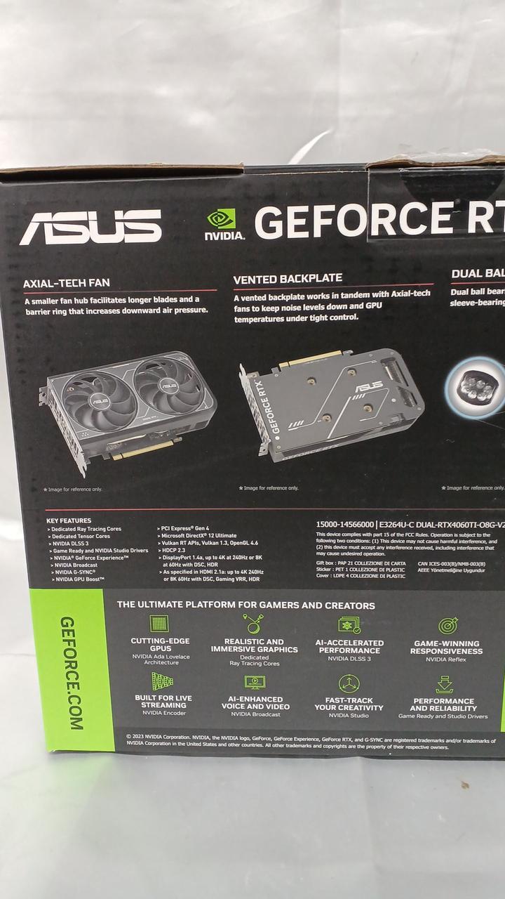 ASUS Graphics Board RTX4060TI - Banzai Thrifting | BanzaiHobby