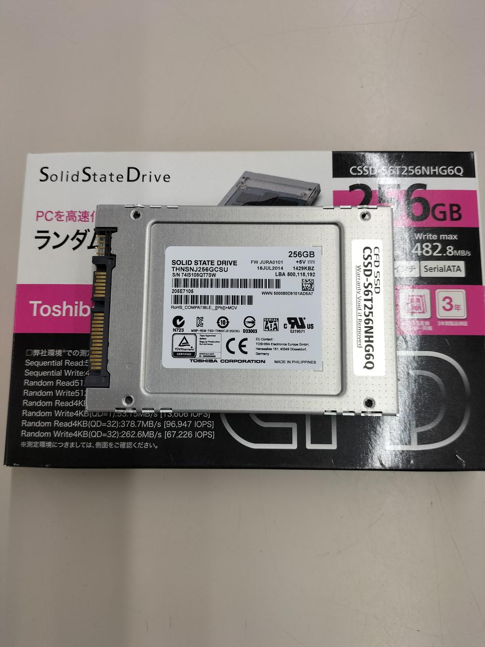 CFD Sales SSD256GB CSSD-S6T256NHG6Q - Banzai Thrifting | BanzaiHobby