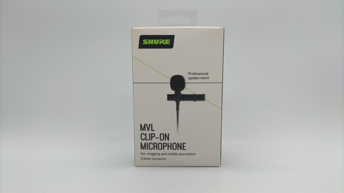SHURE Condenser Lavalier Microphone MVL-3.5MM - Banzai Thrifting | BanzaiHobby