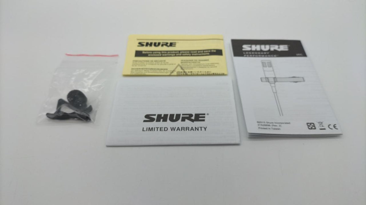 SHURE Condenser Lavalier Microphone MVL-3.5MM - Banzai Thrifting | BanzaiHobby