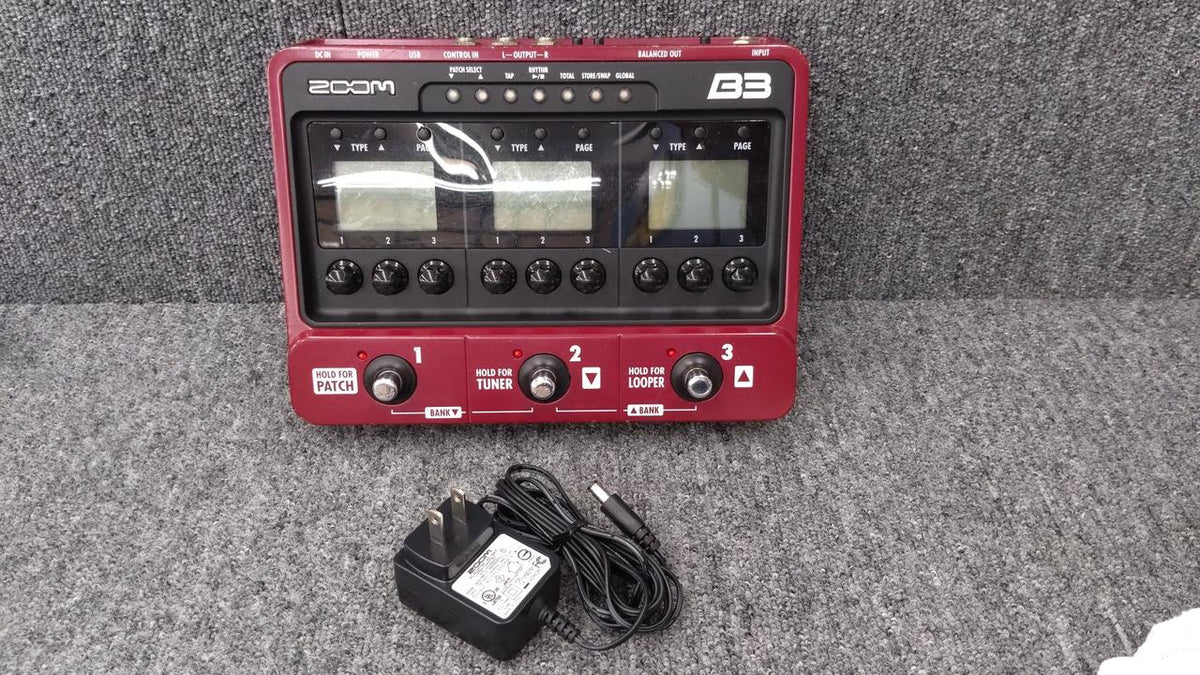 ZOOM Multi-Effects Pedal B3 - Banzai Thrifting | BanzaiHobby