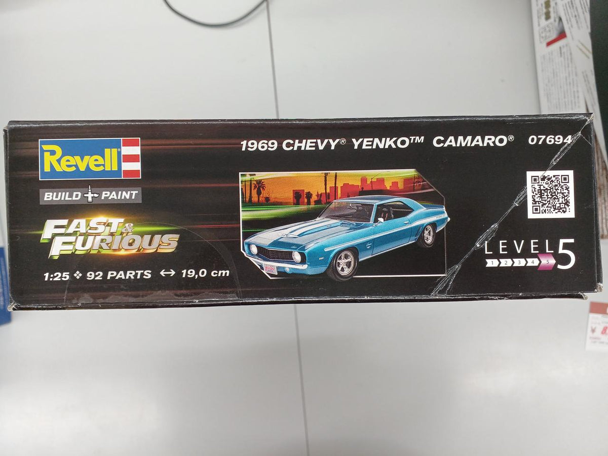 REVELL FAST & FURIOUS Chevy Camaro Jenko 1969 - Banzai Thrifting | BanzaiHobby