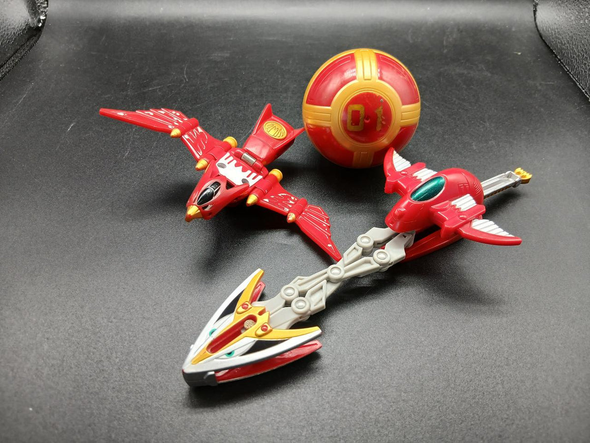 BANDAI Hurricane Hawk & Sword Slasher (Karakuri Ball 01) Ninpuu Sentai Hurricaneger - Banzai Thrifting | BanzaiHobby
