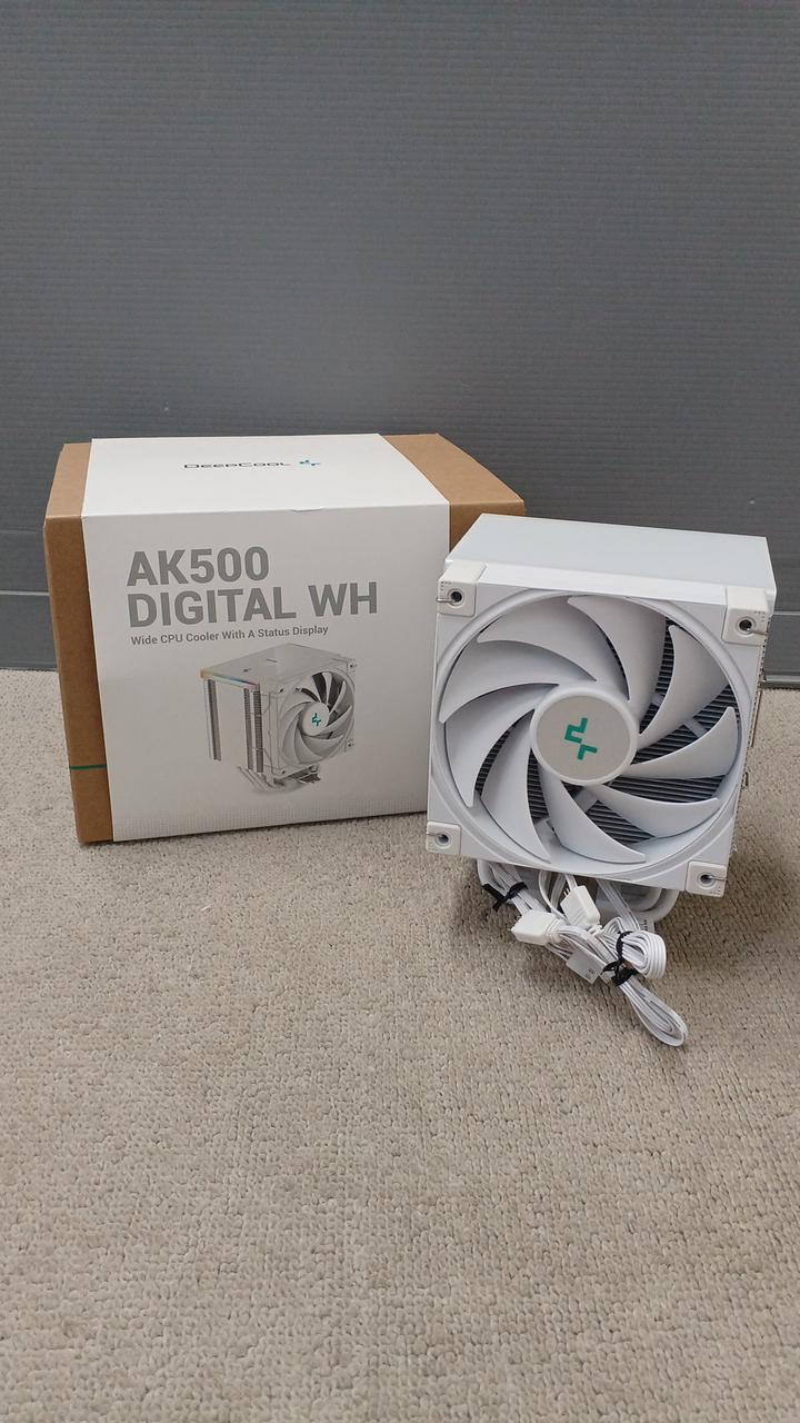 DEEPCOOL CPU Cooler AK500 DIGITAL WH - Banzai Thrifting | BanzaiHobby