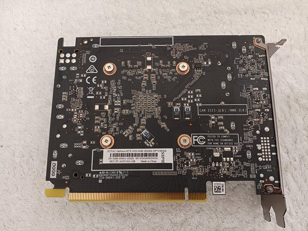 ZOTAC Graphics Card: GEFORCE RTX 3050 6GB GDDR6 - Banzai Thrifting | BanzaiHobby