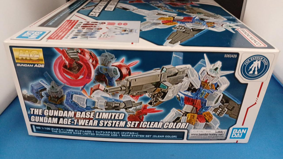Bandai 1/100 MG Gundam AGE-1 Wear System Set Gundam Base Limited - Banzai Thrifting | BanzaiHobby