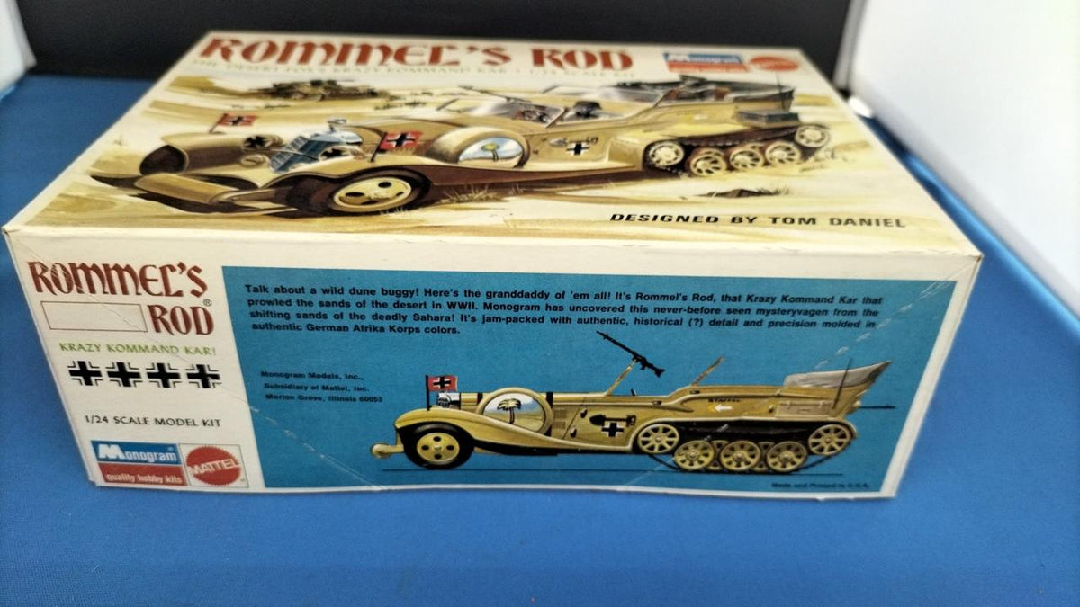 MONOGRAM ROMMELS ROD plastic model - Banzai Thrifting | BanzaiHobby