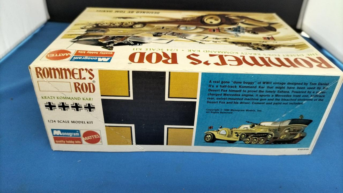 MONOGRAM ROMMELS ROD plastic model - Banzai Thrifting | BanzaiHobby