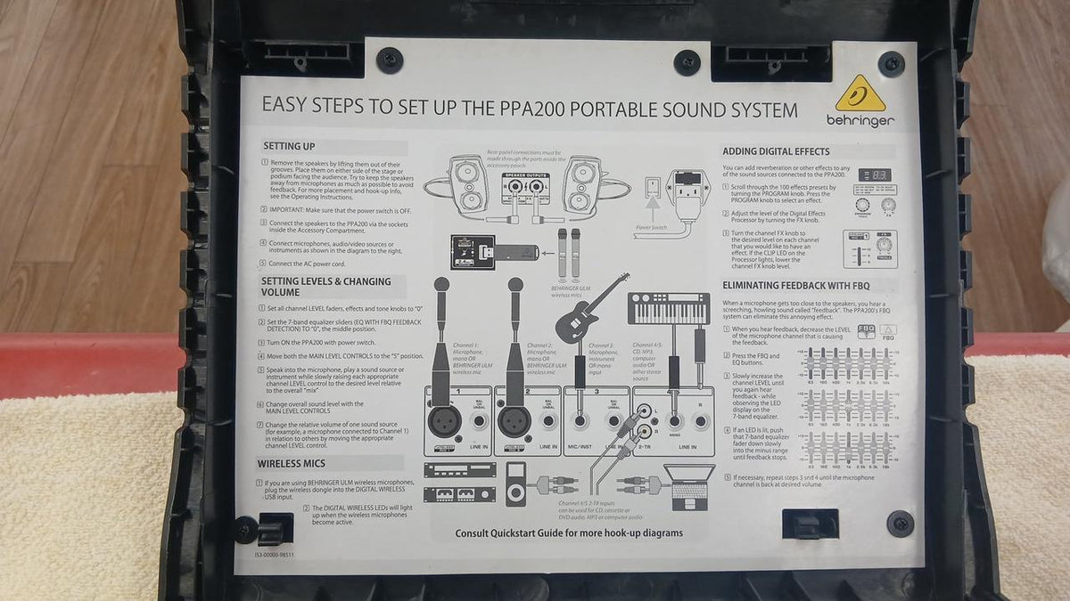 BEHRINGER Portable PA System EUROPORT PPA200 - Banzai Thrifting | BanzaiHobby