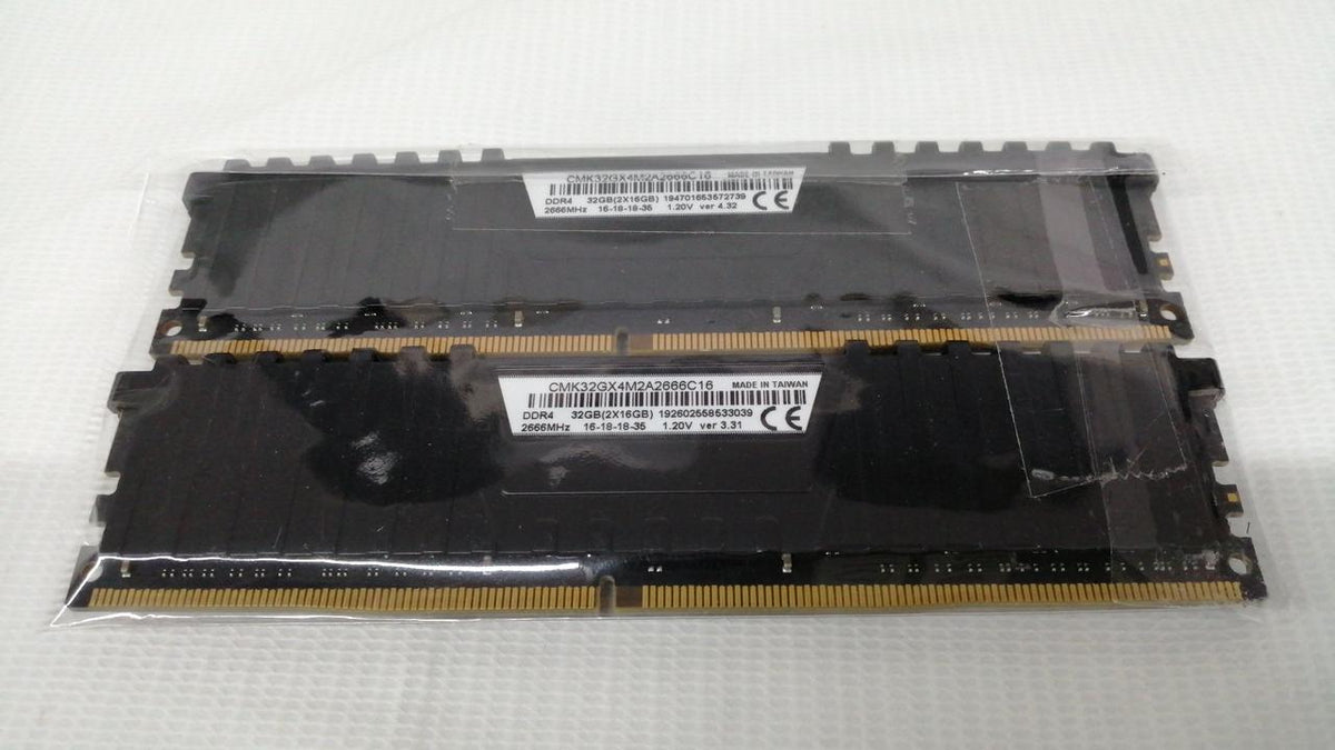 CORSAIR PC4-21300 16GB×2 CMK32G×4M2A2666C16 - Banzai Thrifting | BanzaiHobby