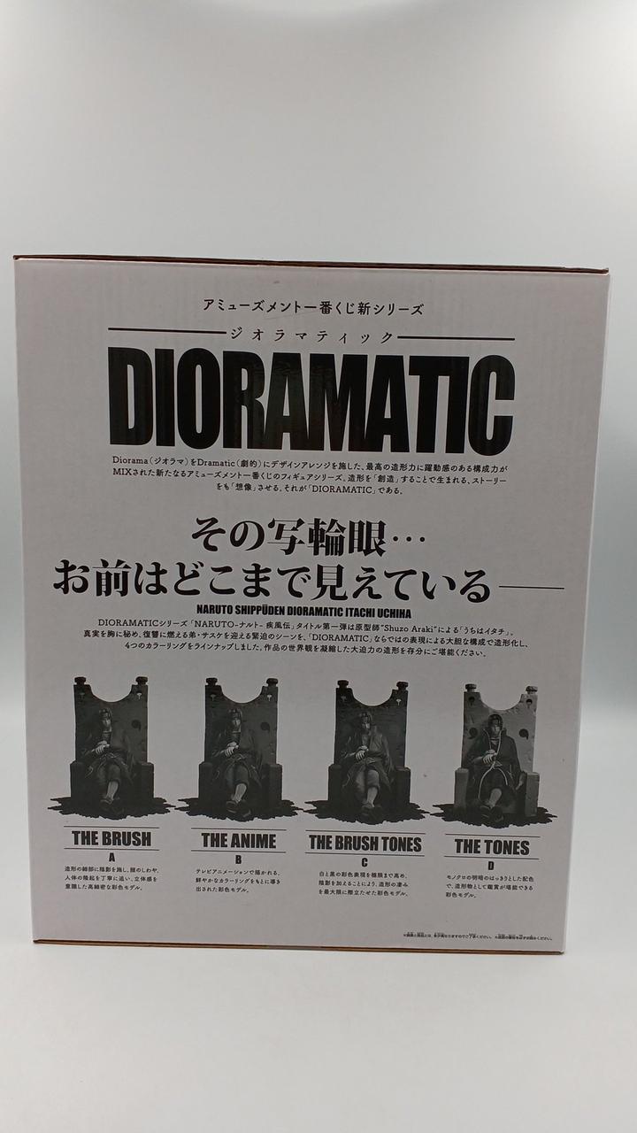 BANDAI Ichiban Kuji NARUTO Shippuden DIORAMATI Uchiha Itachi C (Black and White Brush Coloring) - Banzai Thrifting | BanzaiHobby