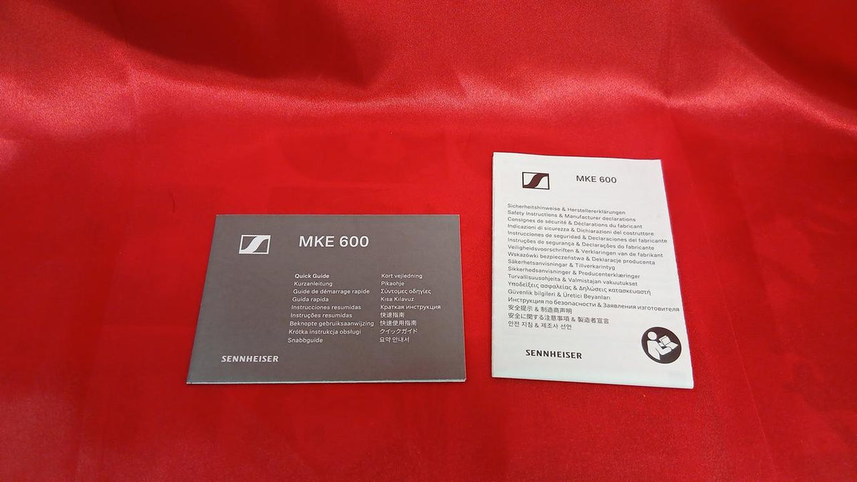 SENNHEISER Shotgun Microphone Crystal Set MKE600 - Banzai Thrifting | BanzaiHobby