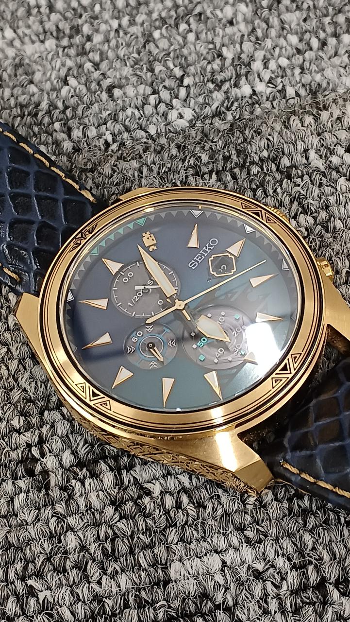 SEIKO Monster Hunter Zinogre 15th Anniversary Quartz V176-0BF0 - Banzai Thrifting | BanzaiHobby